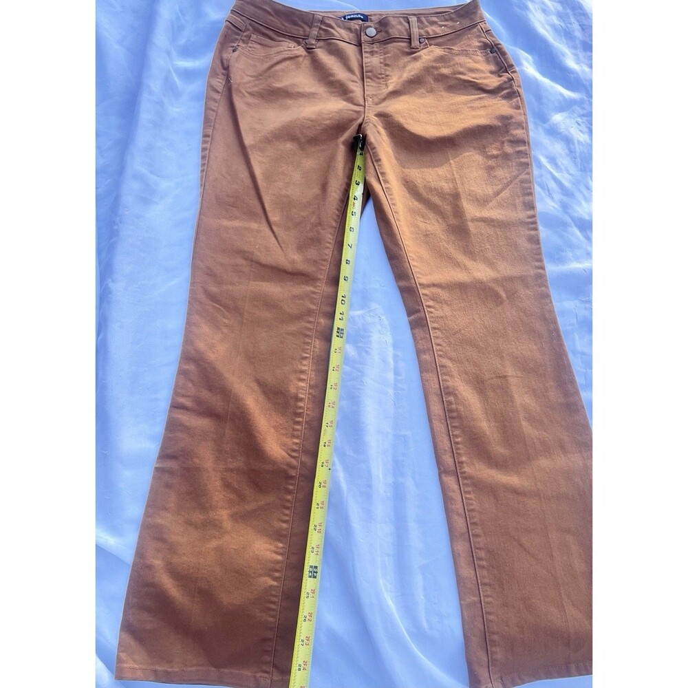 d.jeans Women’s Size 10 Cinnamon Brown Bootcut Stretch Jeans Mid Rise 29 Inseam